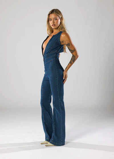 Hollywood denim jumpsuit