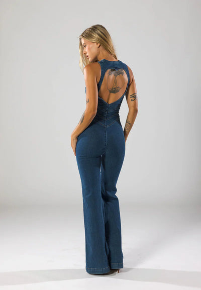 Hollywood denim jumpsuit